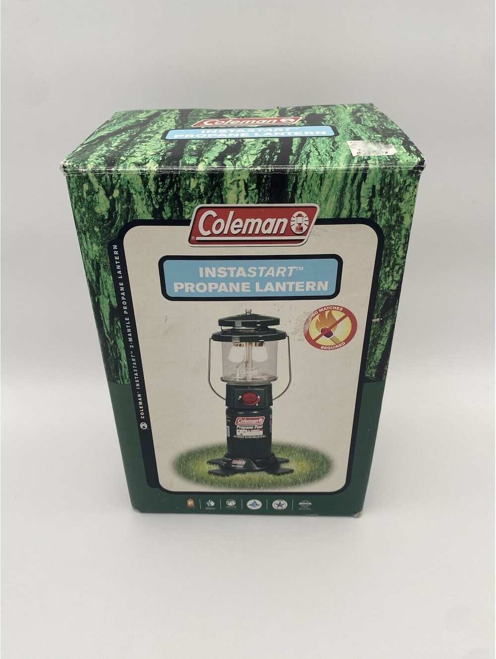 Coleman Green InstaStart Propane Lantern - 2003 New Old Stock - Model #5155A752
